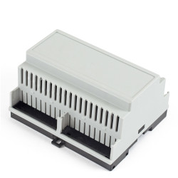 Hammond 1597DIN6GY 6 Module DIN Rail Mounted Enclosure