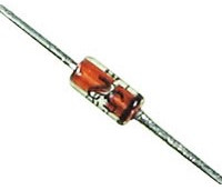 Schottky rectifier diode, 30 V (RRM), 0.2 A, DO-35, BAT43 R0