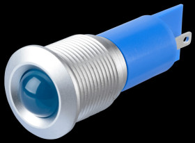 Q16P1GXXB220E Indicator LED, 220 V AC, 16 mm, FASTON, blue/SG