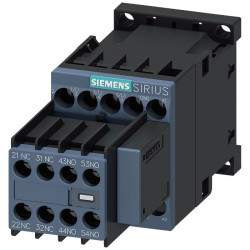 Stycznik 3RT2 120V Siemens styki: 3-biegunowy 4 kW 9 A 3 NO/2 NC 120V Śruba 3RT2016-1CK27