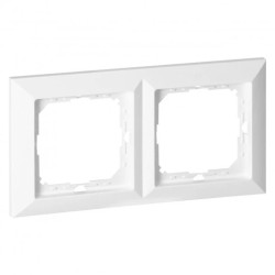 Ramka podwójna Pearl, Ra-2P, biały