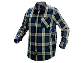 Koszula flanelowa granatowo-oliwkowo-czarna rozmiar XXL 81-541-XXL NEO TOOLS