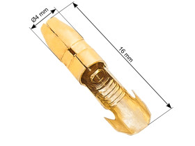 Konektor nieizol. męski 4