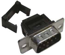 Złącze D-Sub 9-pinowe Męski Proste Montaż na kablu raster 2.77mm Złoto