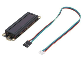 DF-DFR0554 Wyświetlacz: LCD 16x2 czarny LED Interfejs: I2C