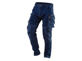 Spodnie robocze DENIM wzmocnienia na kolanach rozmiar L 81-228-L TOPEX