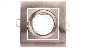 Sufitowa Oprawa Punktowa Vila Uchylna, Ip20, Kwadrat, Inox