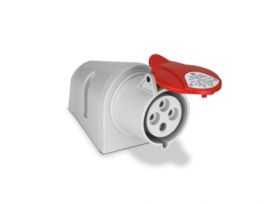 Gniazdo siłowe stałe 16A 4p IP44