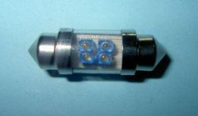 SV-8,5 12V 31mm BLUE 10x31mm LED