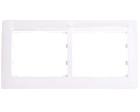 SISTENA LIFE Ramka podwójna pozioma arctic 771014