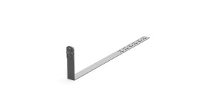 Uchwyt Pod Dachówkę L-450Mm H-100Mm Ocynk Z Zaczepami Skręcany 100 10.4.1/Z/S...