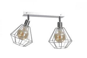 Spot loftowy 2xE27 FOSKAL SILVER