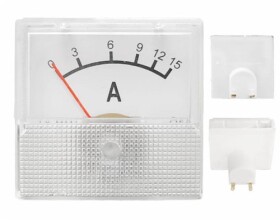 Miernik analogowy kwadratowy mini 15A