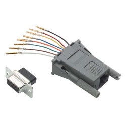 Adapter D-sub z typu D-Sub z 9 stykami na rodzaj Żeński z rodzaju Żeński