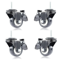 Kółka skrętne do szaf RACK 19 NEKU TS/TD komplet 4szt.