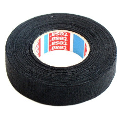 Taśma izolacyjna - czarna, tekstylna 19x15m, Tesa