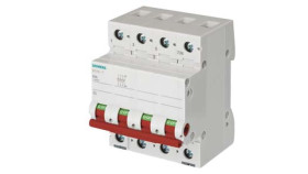 Rozłącznik Modułowy 100A 3P+N 400V Czerwona Dźwignia 5Tl1691-1