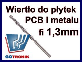 Wiertło HSS fi 1,3mm