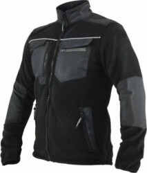 Bluza polarowa męska OXFORD czarny 4XL STALCO PERFECT S-78890