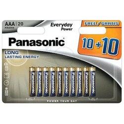 LR3 / AAA Panasonic Alkaline Bx20 EveryDay Power