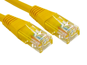 Kabel Ethernet Cat6 długość 2m Z zakończeniem RS PRO PVC l. żył: 8 średnica 5.5mm