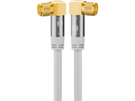 Kabel antenowy SAT (typ 135 dB), poczwórne ekranowanie 2m...