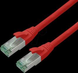 21453213 Patchkabel Cat.6a S/FTP (PiMF), rot, 3 m