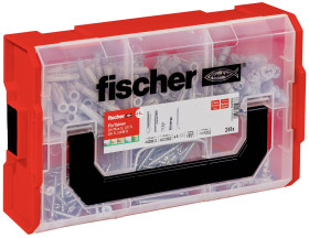 Pudełko z kołkami i śrubami Fischer FIXtainer 532893, 240 części