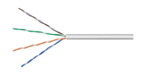 Kabel teleinformatyczny U/UTP kat.5e 4x2xAWG26/7 CCA 95409 /305m/