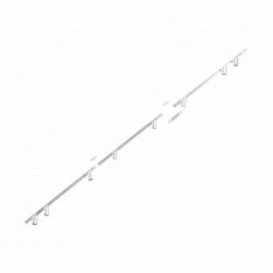 Zestaw szynowy jednoobwodowy, linia prosta biały z reflektorkami na GU10 – 3043 Zuma Line