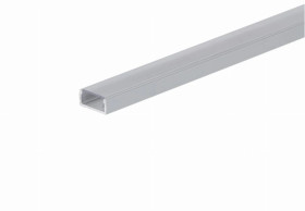 Profil led Basic 1m anodowany z osłoną przeźroczystą CLF