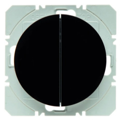 KNX RF przycisk radiowy 2-krotny płaski quicklink czarny połysk Berker R.1/R.3 85656231