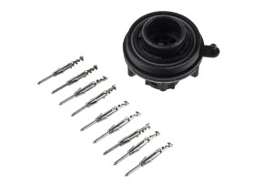 Złącze wielostykowe przemysłowe 9-pinowe, panelowe Wtyczka Bulgin