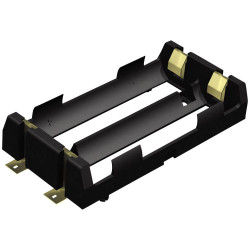 Keystone 1048 Battery Tray 2x18650 SMD LxWxH 86x40x19mm Robust Holder