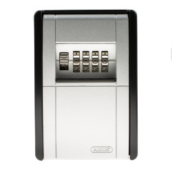 Skrzynka na klucze Szafka na klucze Zamek szyfrowy Montaż ścienny Cynk szer.: 80mm wys.: 115 mm gł.: 43 mm Czarny,