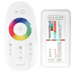 Sterownik do taśmy LED RGBW ściemniacz z pilotem dotykowym 24A 12V-24V