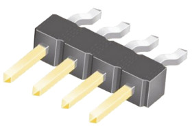 Złącze szpilkowe 4-pinowe raster: 2.54mm -rzędowe Samtec Montaż powierzchniowy