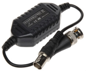 Separator sygnału wideo, izolator pętli masy (ground loop isolator) dla kamer analogowych (PAL, CVBS) D-SEP2
