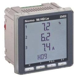 Miernik parametrów sieci NEMO 96 HDLE tablicowy 1-5A 500V A80-265VAC/110-300VDC wyjście impulsowe + RS485 MF96421