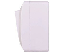 Hermes łącznik dzwonek mechanizm z pełną obudową biały IP44 przycisk 1x ŁNT-1D 0337-02