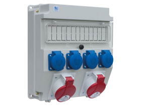 Rozdzielnica budowlana RB gniazda 2x32A/5 4x250V IP44 R-BOX LUX 320 B.18.320-1 PAWBOL