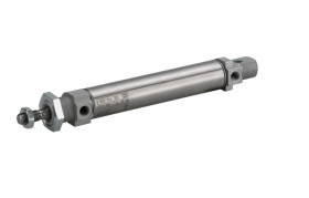 Cylinder okrągły skok: 10mm EMERSON ? AVENTICS Ø 25mm dwustronnego działania Action Amortyzacja pneumatyczna 0822334455