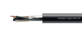 Przewód zasilający POWER 1000-YFR-TP 2x2x1,5 uniepalniony czarny 0,6/1kV 8191115 /bębnowy/