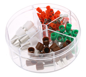 Zestaw końcówek zaciskowych typ: Bootlace Ferrule złącze: Nasadka metalowa typu bootlace SES Sterling 20 końcówek