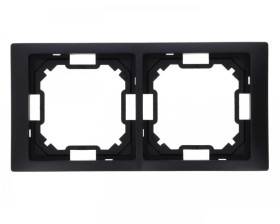 Simon Basic Ramka 2-krotna Neos IP20 czarny mat BMRC2/49