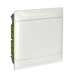 Rozdzielnica modułowa podtynkowa PRACTIBOX S do ścian pustych 2x18 drzwi białe 137407