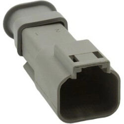 Socket housing, for rectangular miniature plug, PX0109P02GY