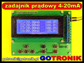 Zadajnik pętli prądowej 4-20mA