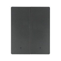 Sonoff M5-2C-80 - inteligentny 2-kanałowy przełącznik ścienny - WiFi - czarny