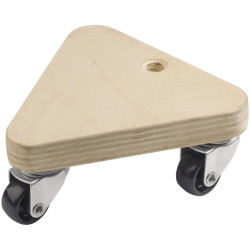 Metafranc WU0822140 Dolly 100kg Load Plywood 3 Swivel Casters
